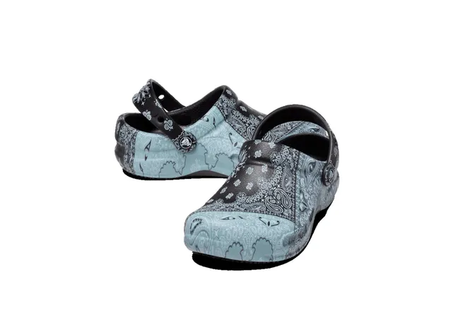 Крокси Crocs Bistro Graphic white/black Фото 2